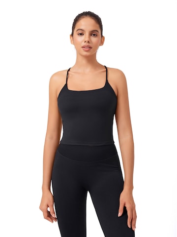 YEAZ - Top 'CORE' em preto: frente