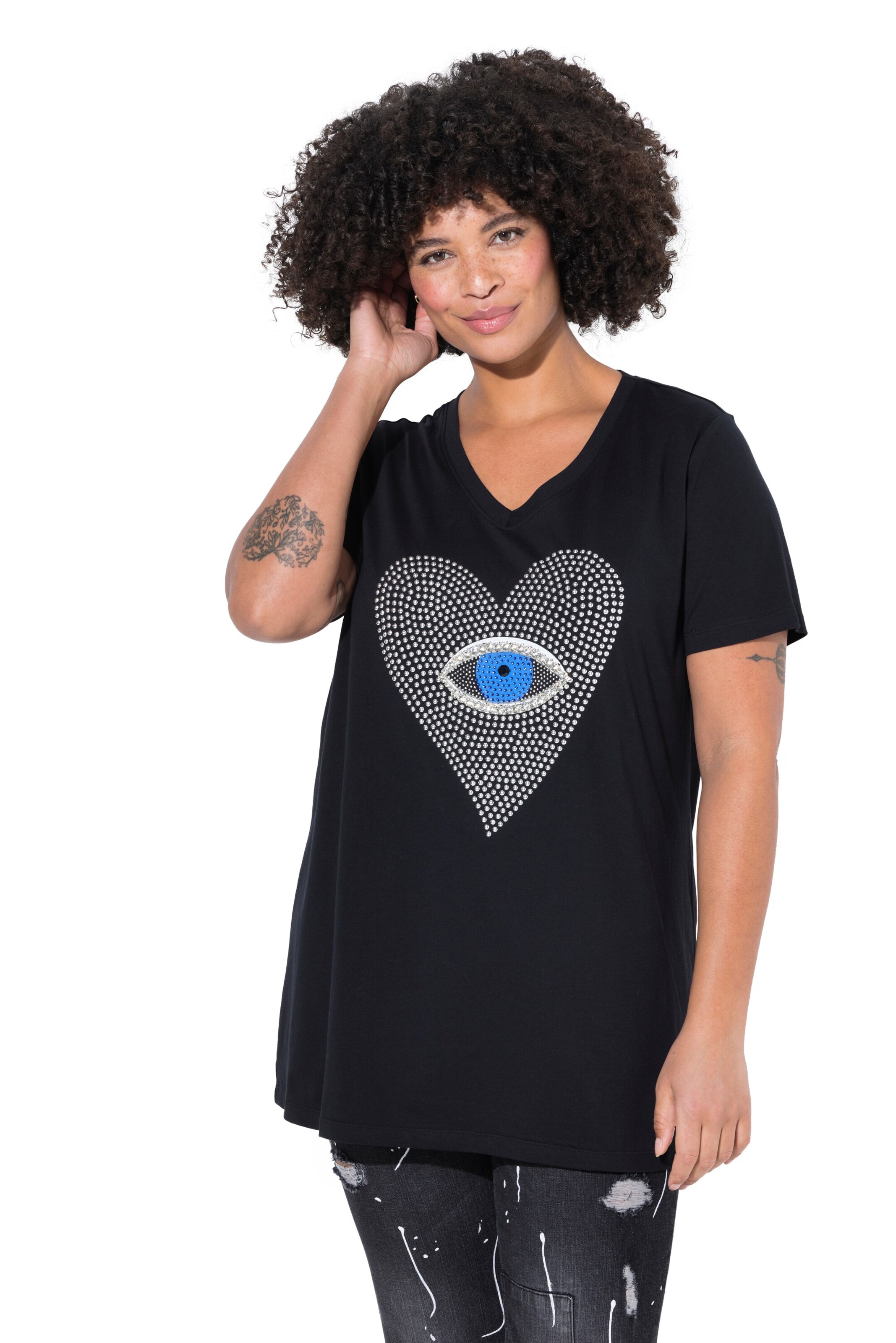 Angel of Style Shirt in Zwart: voorkant