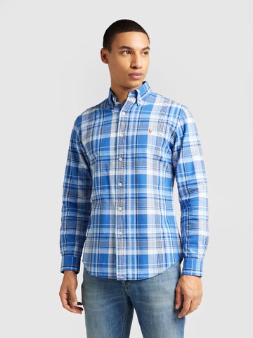 Polo Ralph Lauren Regular fit Button Up Shirt in Blue: front