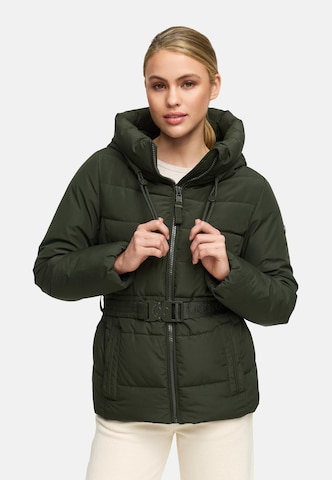 MARIKOO Winter jacket 'Himee 16' in Green: front