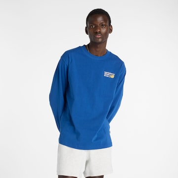 new balance Shirt in Blauw: voorkant