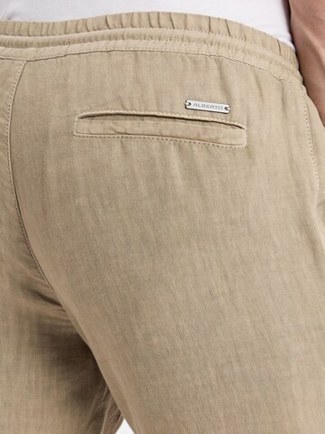 Alberto Regular Broek 'House' in Beige