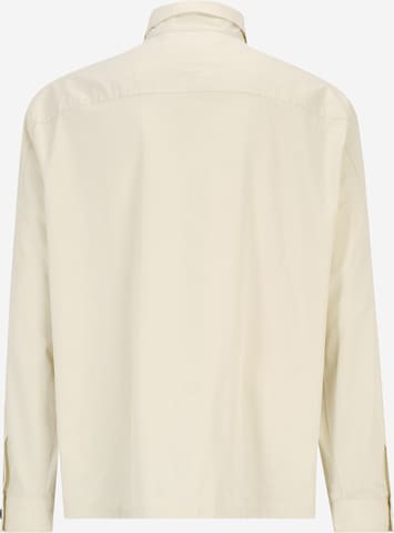 Calvin Klein Big & Tall Regular fit Button Up Shirt in Beige