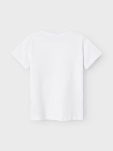 NAME IT Shirts 'Minecraft' i hvid