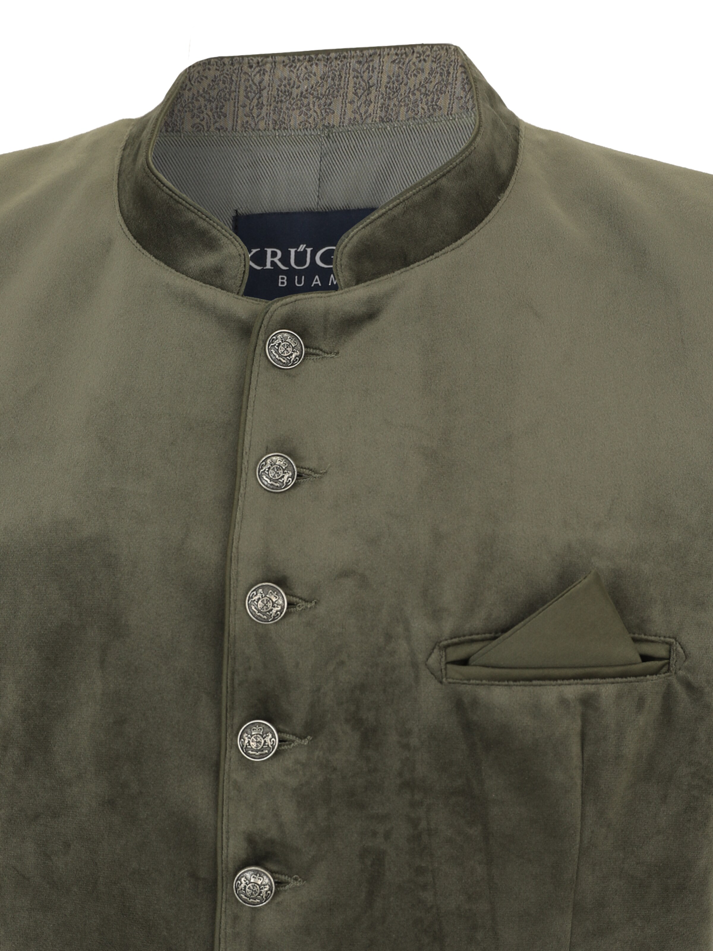 Gilet folklorique Krüger Buam en vert