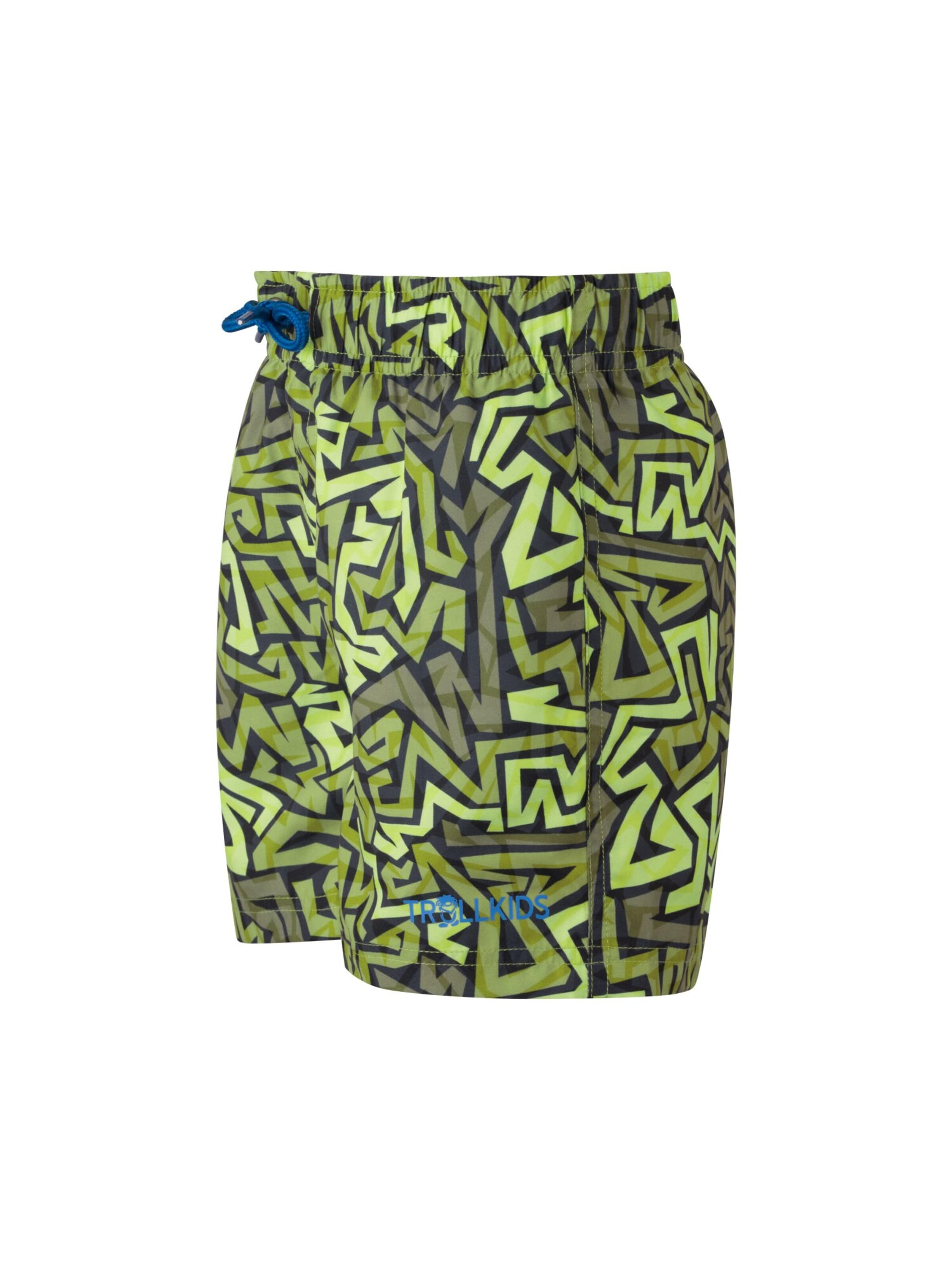 TROLLKIDS Regular Sporthose in Grün