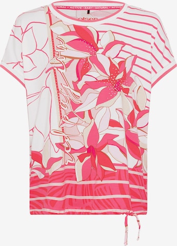 Olsen Shirt in Roze: voorkant