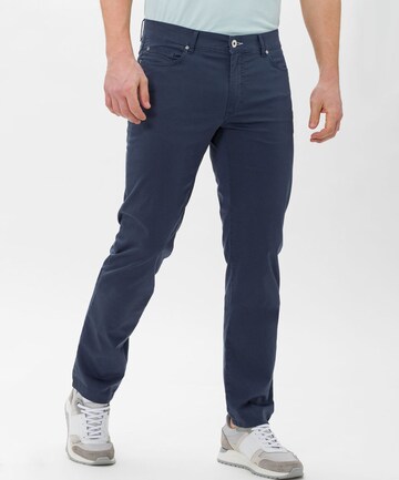 BRAX Regular Chino Pants 'Cadiz' in Blue: front
