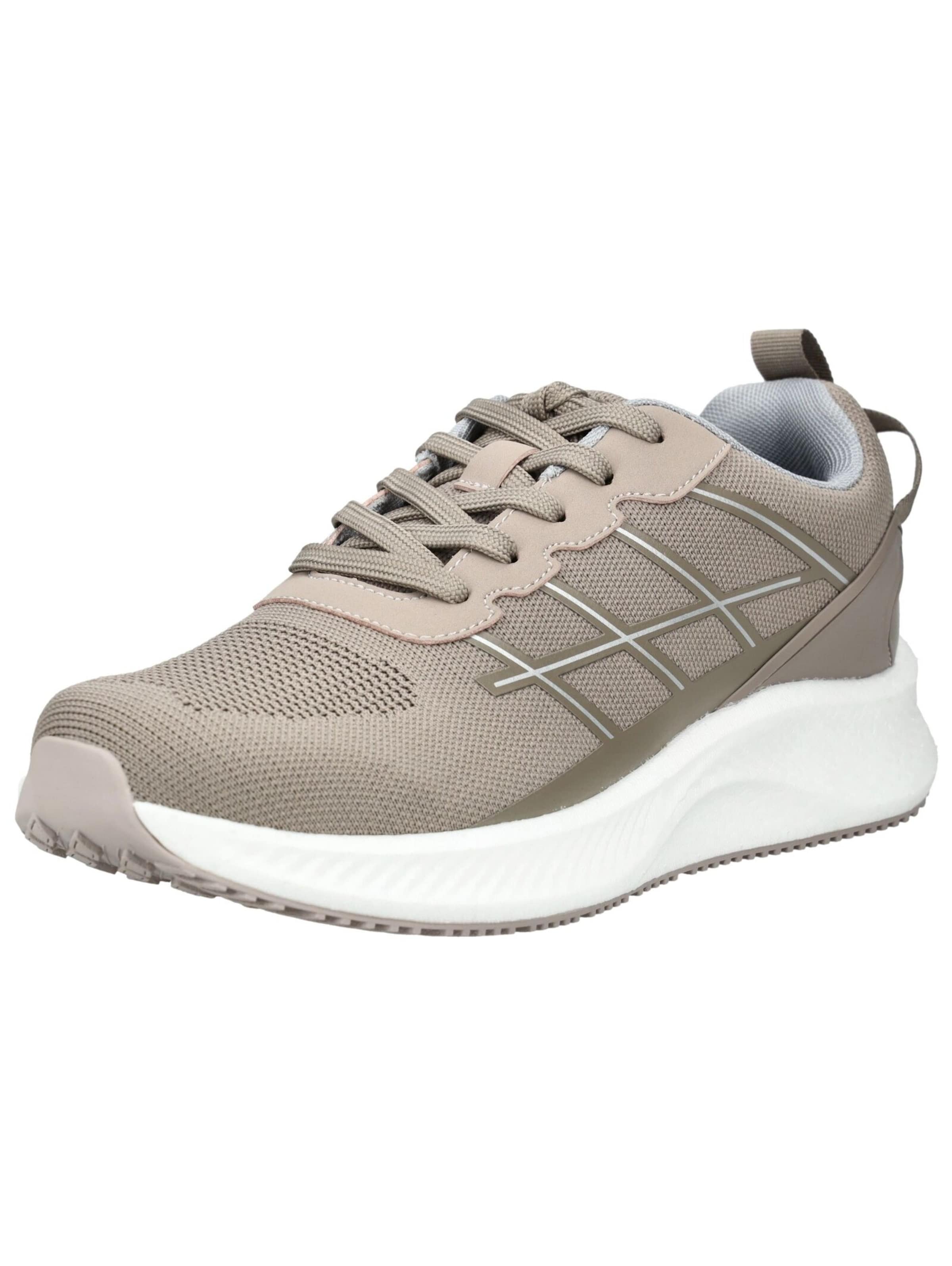 ARA Platform trainers in Beige: front