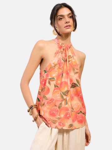 Camicia da donna di Friends Like These in arancione: frontale