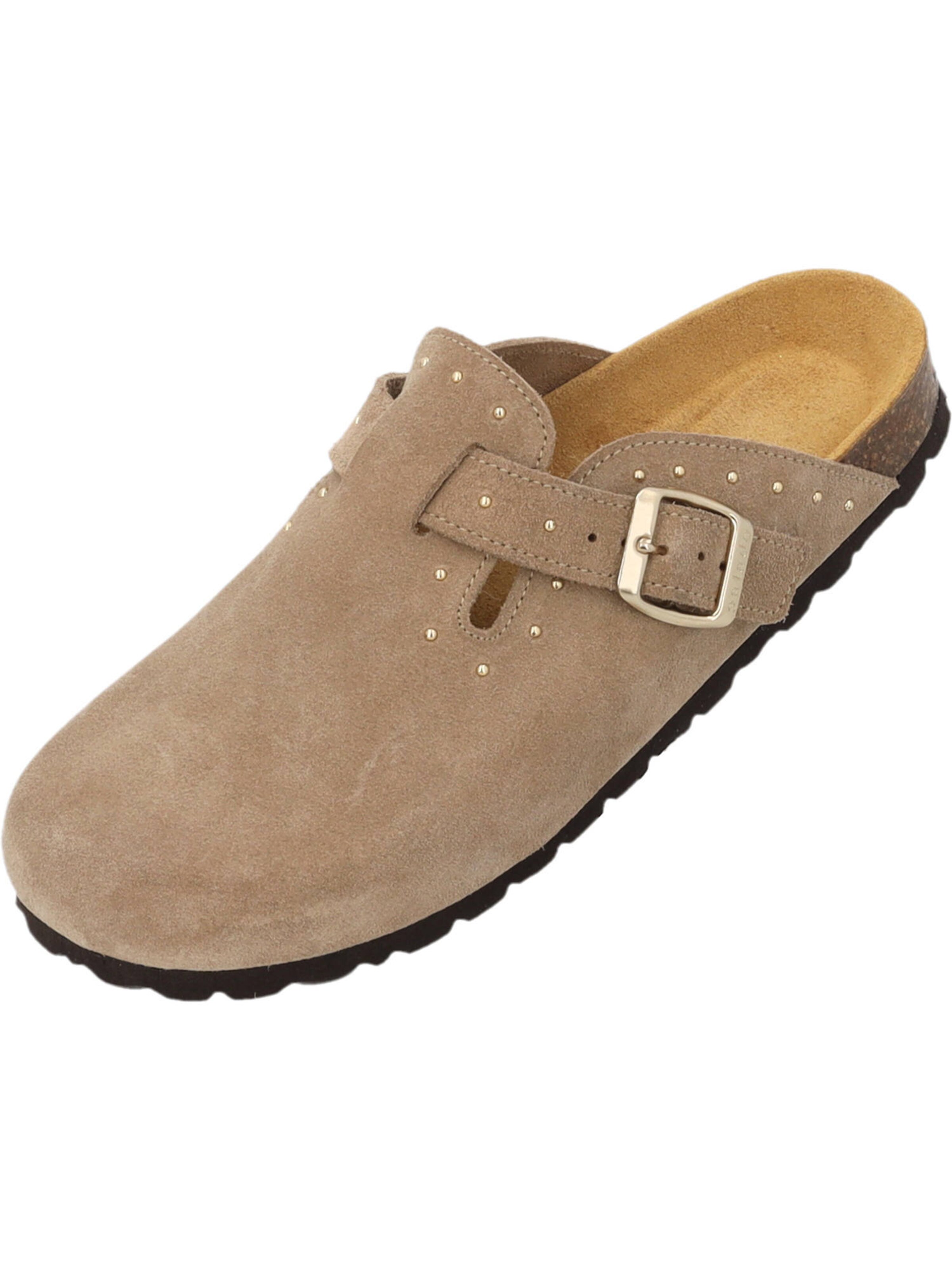 Palado Mules 'Kiel' in Beige: front
