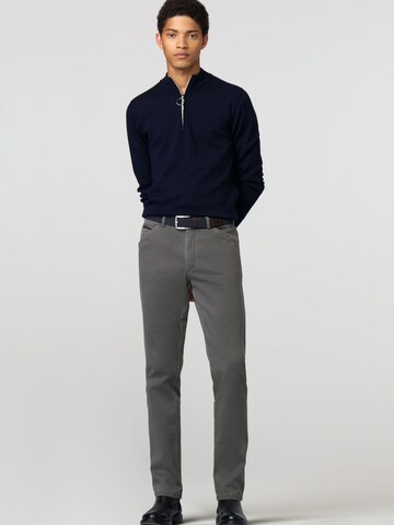 MEYER Regular Chinohose 'Chicago' in Grau
