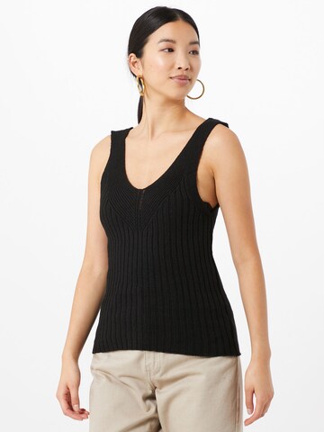 Tops en tricot Dorothy Perkins en noir : devant