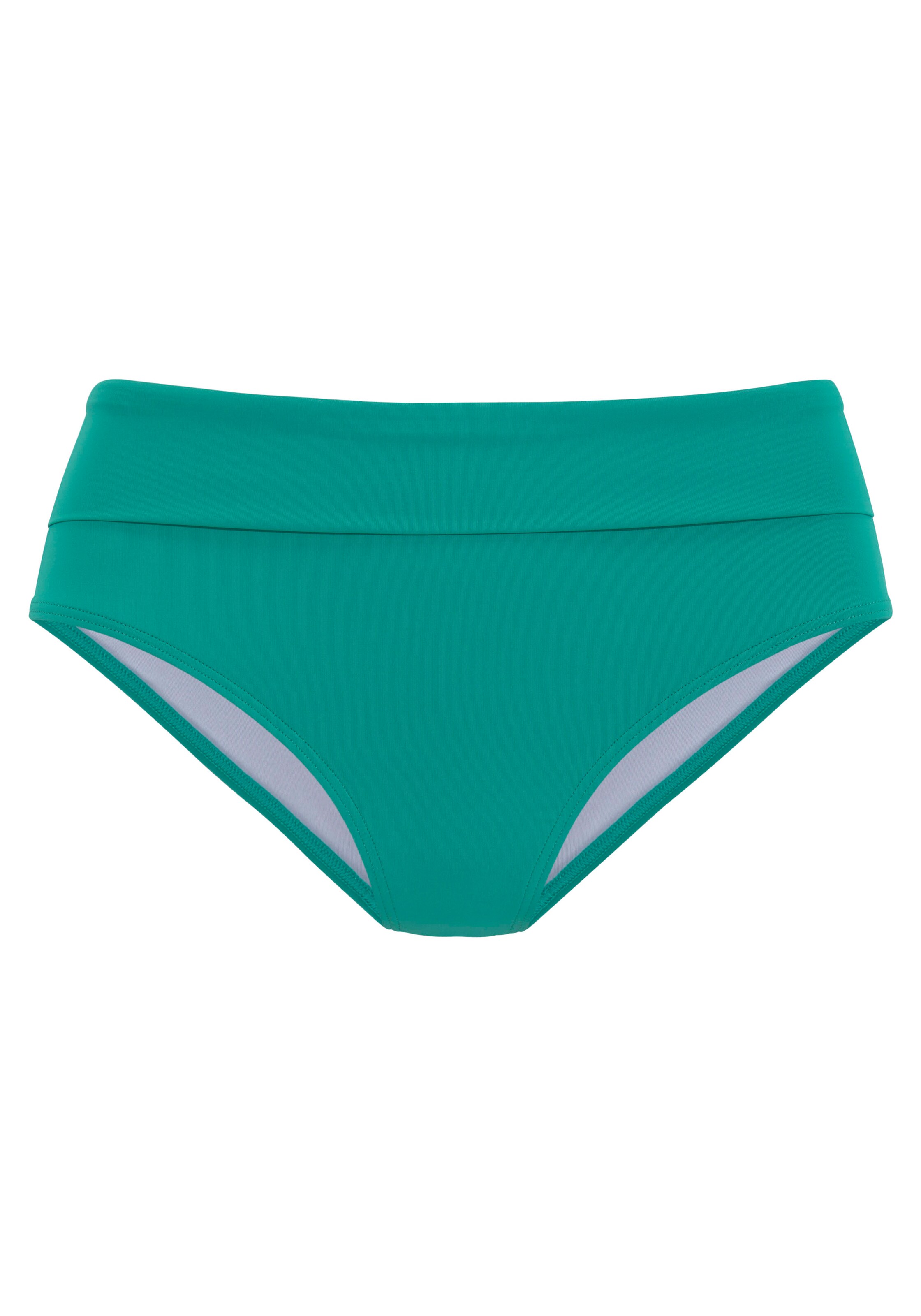 LASCANA Долнище на бански тип бикини в зелено: отпред