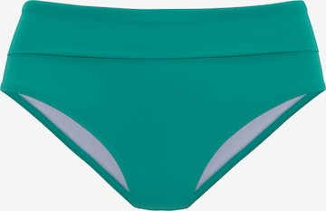 LASCANA Bikini Bottoms in Green: front