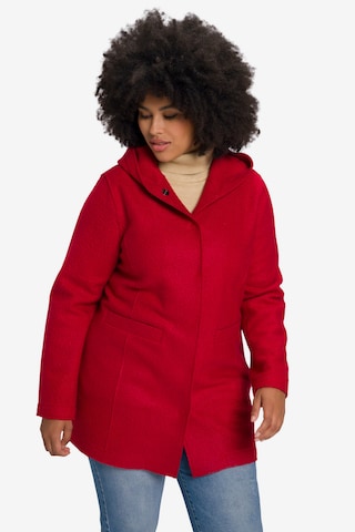 Ulla Popken Between-Season Jacket in Red: front