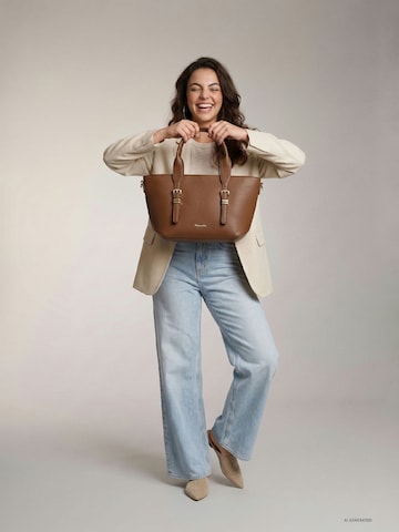 Tamaris Shopper ' Mareen' in Bruin: voorkant