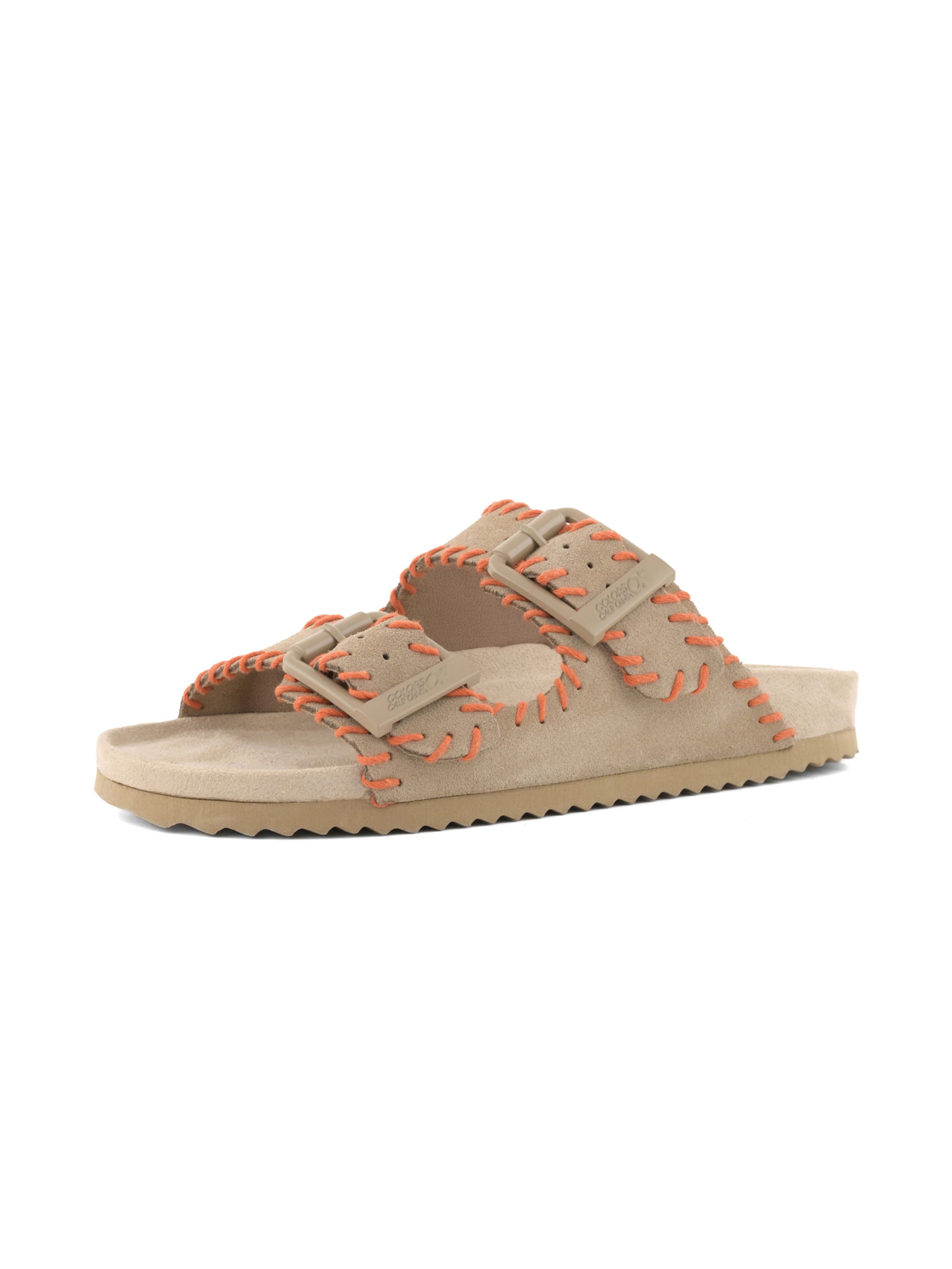 COLORS OF CALIFORNIA Pantolette i beige: framsida