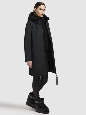 khujo Wintermantel 'Yaak3' in Schwarz