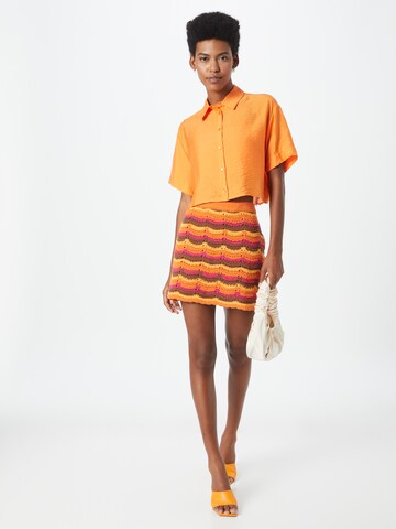 Gina Tricot Bluse 'Ann' in Orange
