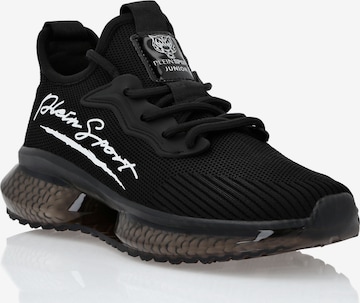Plein Sport - Sapatilhas em preto: frente