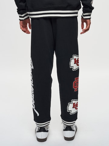 Recovered Tapered Sporthose 'NFL Chiefs Kingdom' in Schwarz