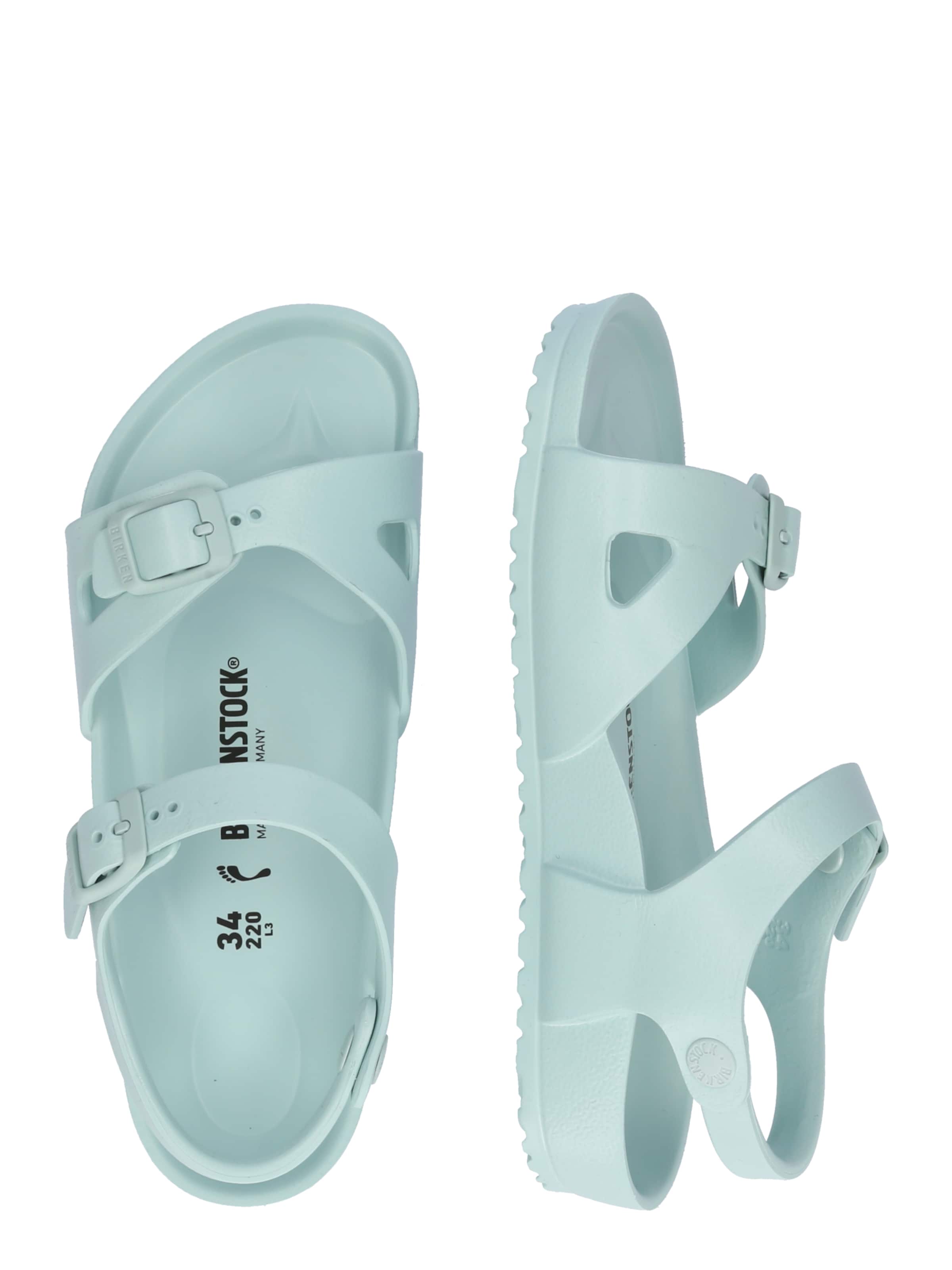 BIRKENSTOCK Buty otwarte 'Rio' w kolorze zielony