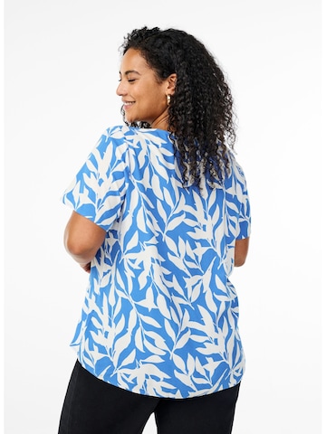 Chemisier 'Flbilly' Zizzi en bleu