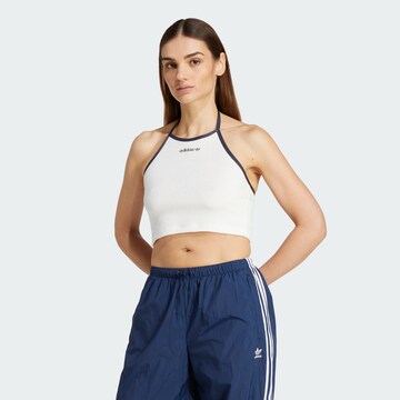 Haut ADIDAS ORIGINALS en blanc : devant
