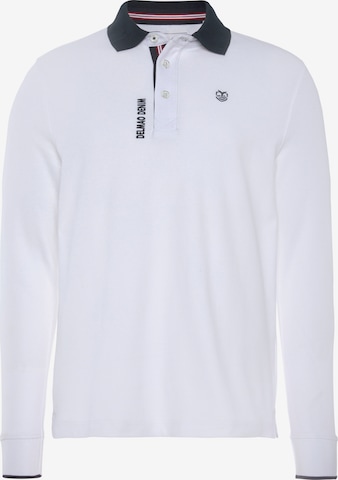 DELMAO Shirt in White: front