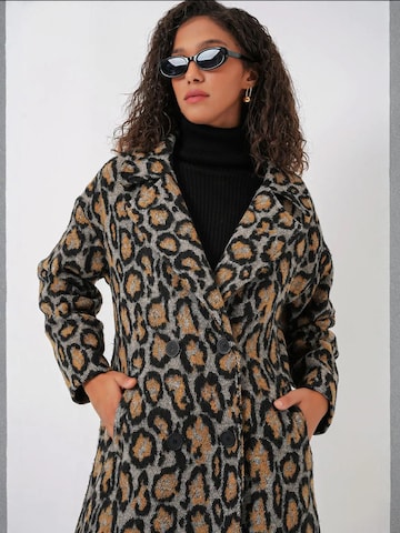 Bigdart - Sobretudo meia-estação em mistura de cores