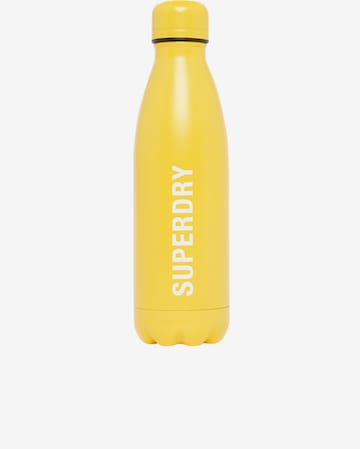 Superdry Drinking Bottle in Yellow: front