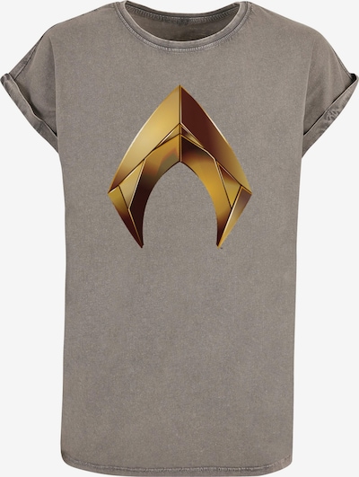 ABSOLUTE CULT T-shirt 'Aquaman' en bronze / or / gris / noir, Vue avec produit