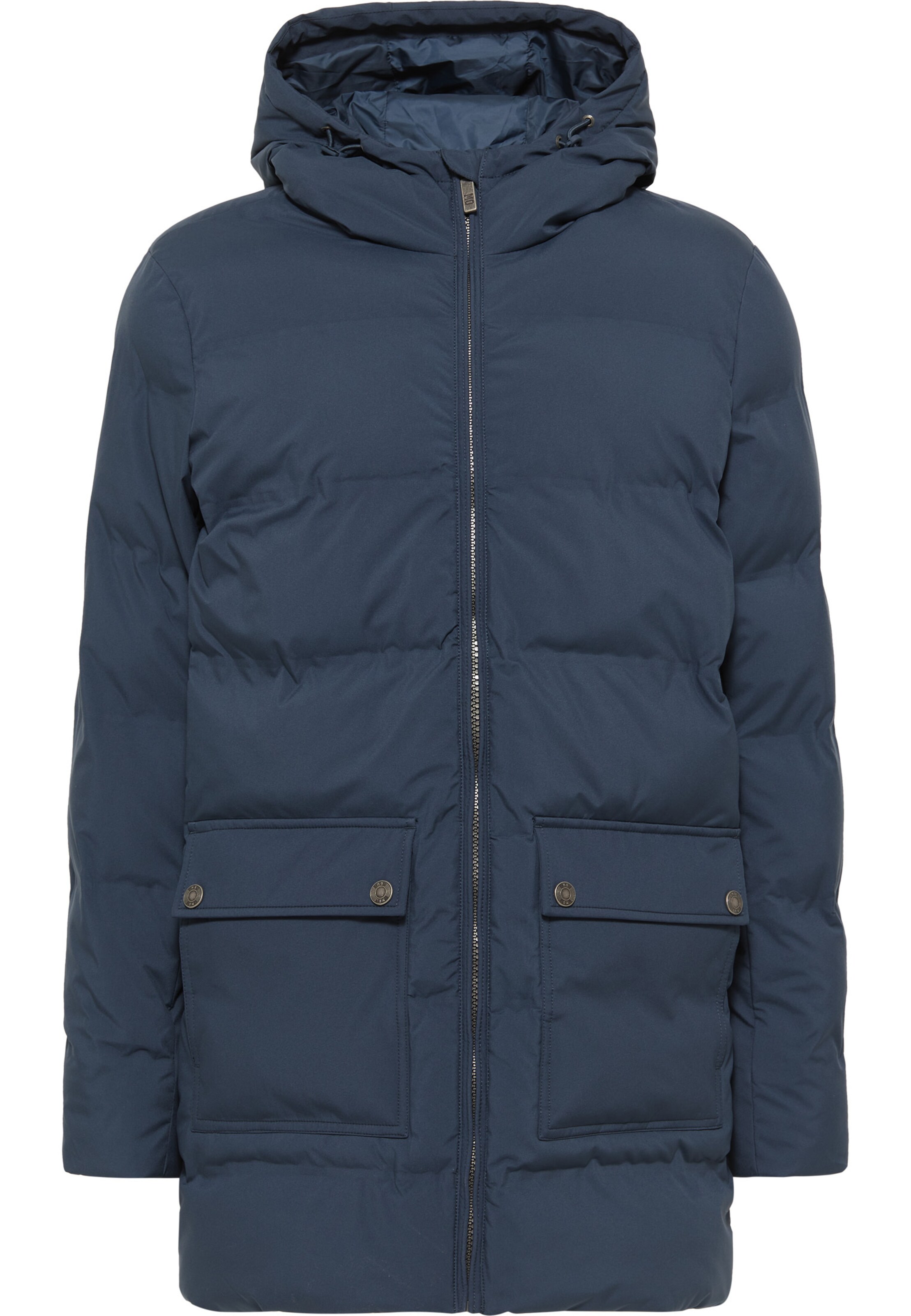 MO Winter coat in Blue: front