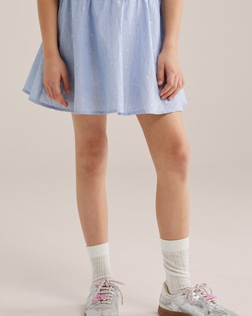 WE Fashion Rok in Blauw: voorkant