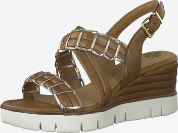 MARCO TOZZI by GUIDO MARIA KRETSCHMER Strap Sandals in Brown: front