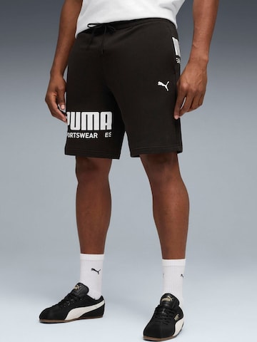 Regular Pantalon de sport 'Puma Sport Graphic Shorts Tr' PUMA en noir