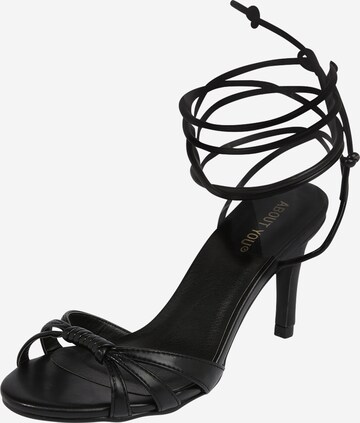 ABOUT YOU High Heels 'Naomi' in Schwarz: predná strana