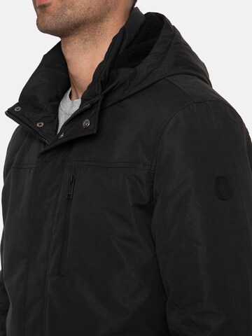 Threadbare Winter Jacket 'Vetch' in Black