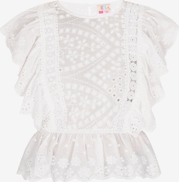 IZIABluza - bijela boja: prednji dio