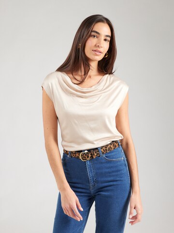 Maglietta di s.Oliver BLACK LABEL in beige: frontale