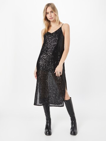 River Island Φόρεμα κοκτέιλ 'ADDISON' σε μαύρο: μπροστά