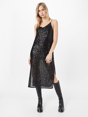 Rochie de cocktail 'ADDISON' de la River Island pe negru: față