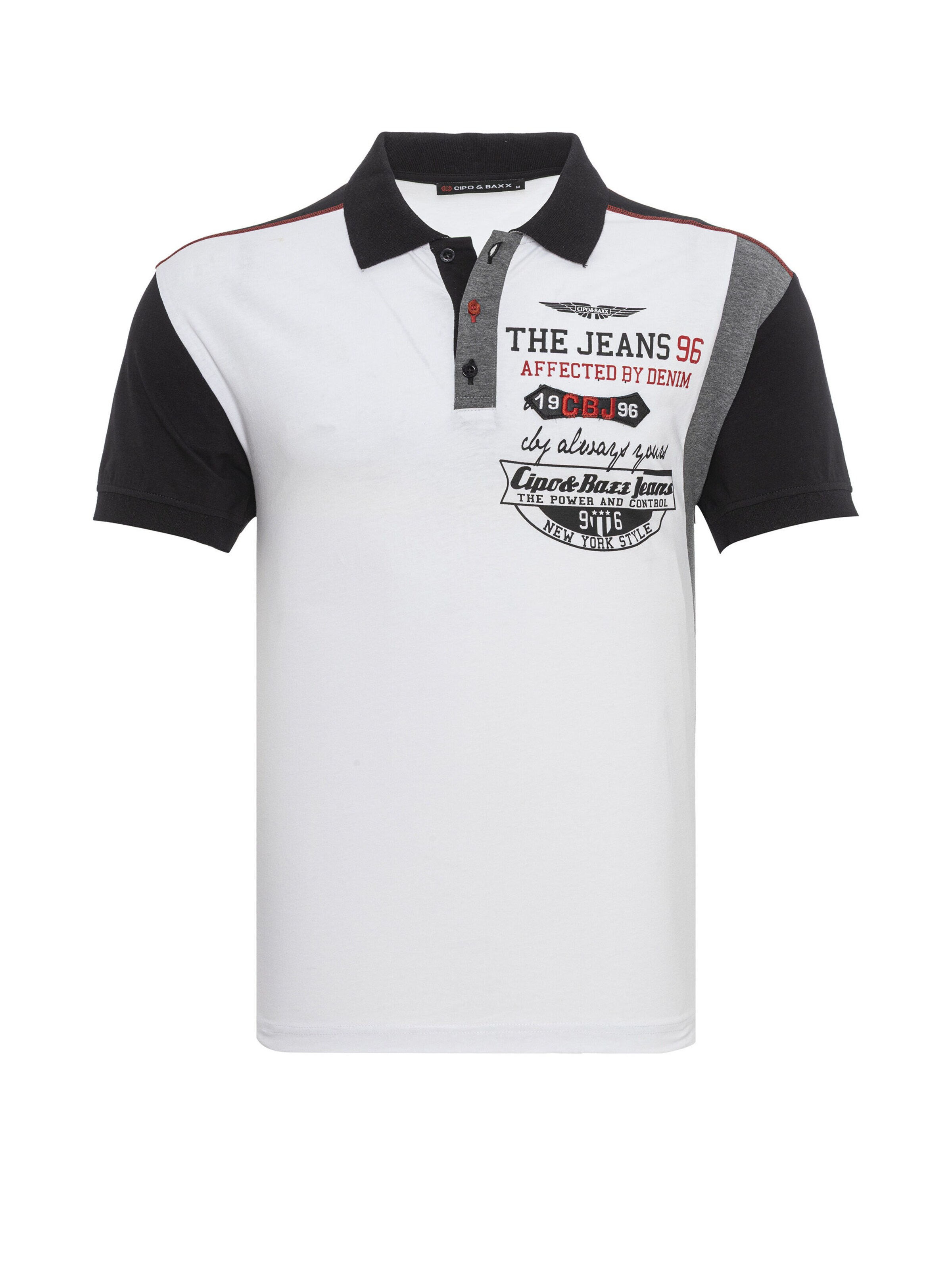 CIPO & BAXX Shirt 'CT799' in White: front