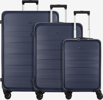 Ensemble de bagages Worldpack en bleu : devant