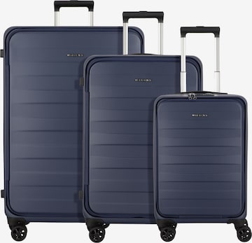 Worldpack Suitcase Set in Blue: front