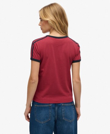 T-shirt Superdry en rouge