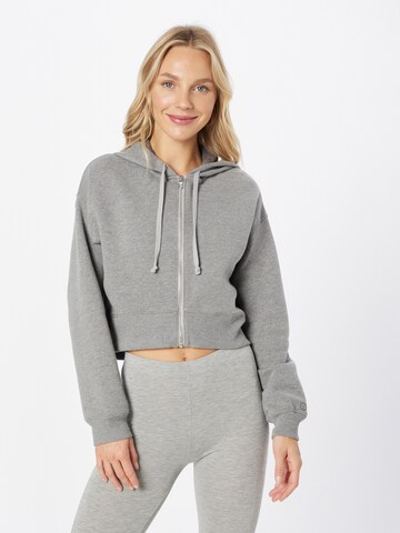 Gilly Hicks Zip-Up Hoodie in Grey: front