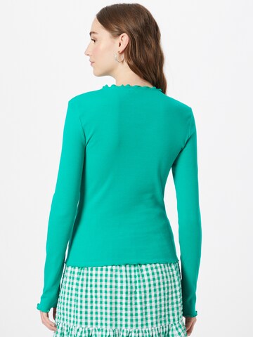 PIECES Shirt 'Milla' in Green
