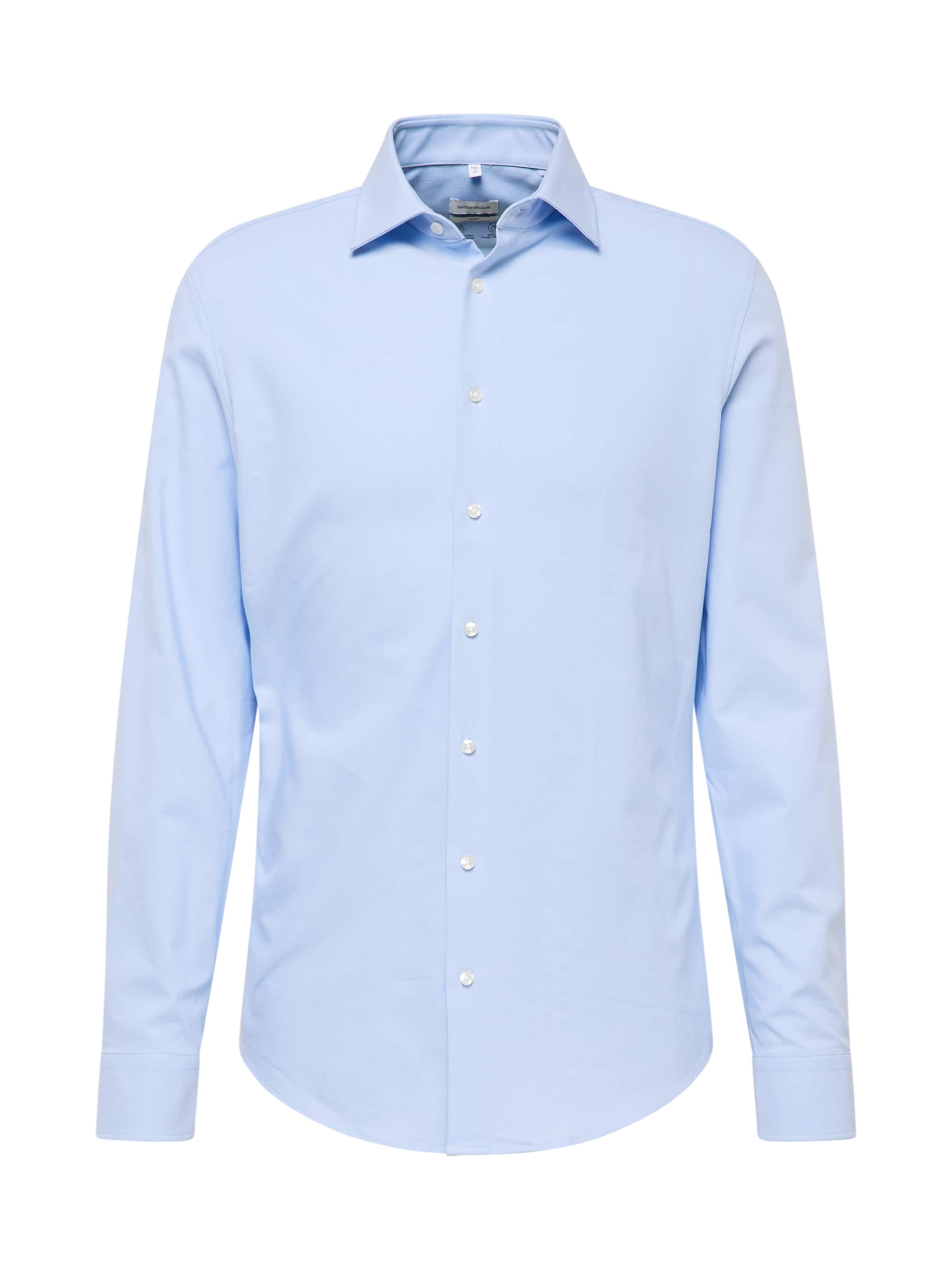 SEIDENSTICKER Overhemd in Blauw: voorkant